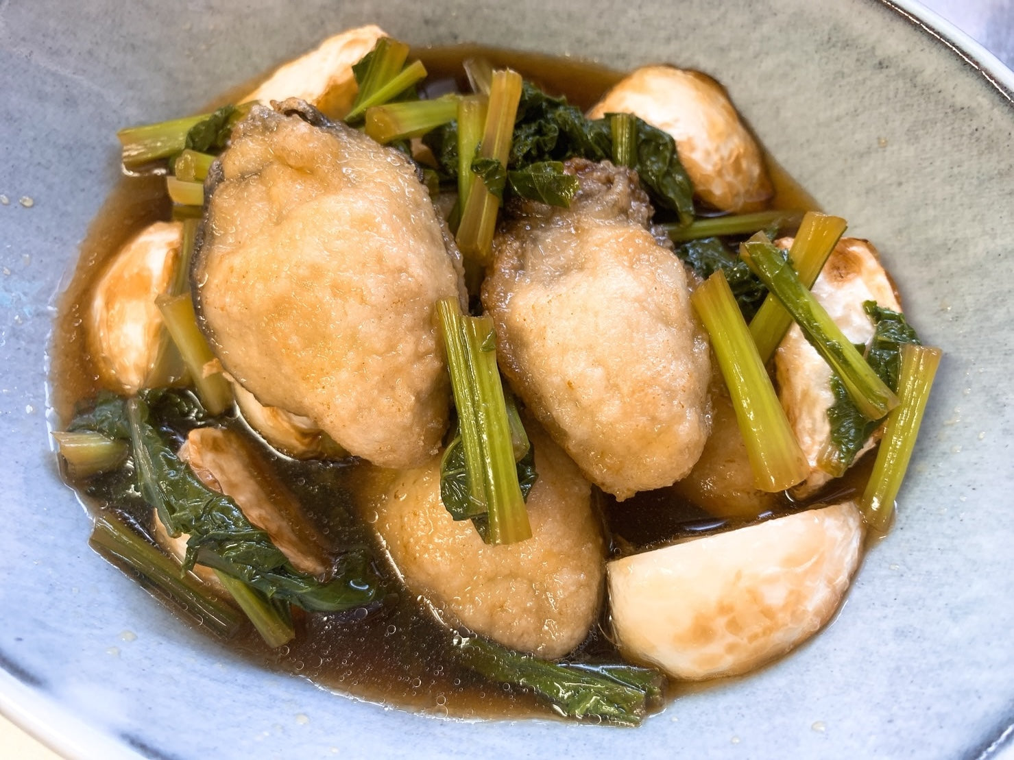 かきとかぶの揚げ浸し