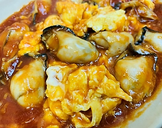 牡蠣のチリソース