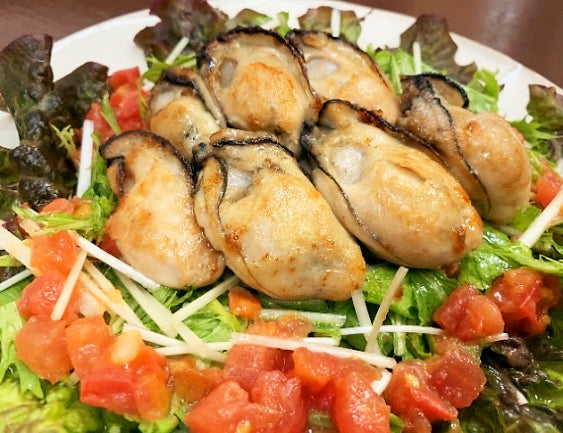 牡蠣のこがし焼き~サラダ仕立て~