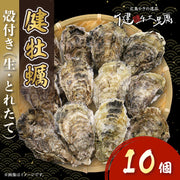 【健牡蠣】生牡蠣殻付き10個